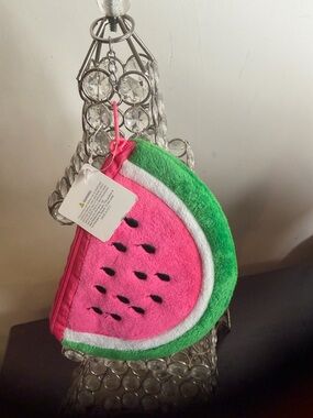 Purse/Key Bag Charm - Pink & Green